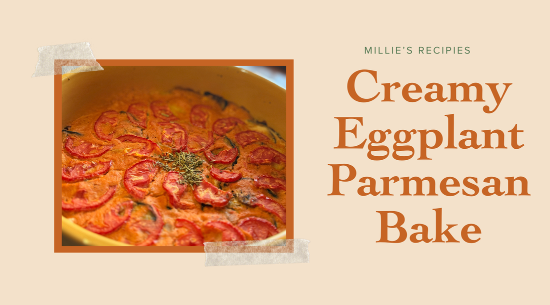 Cheesy Eggplant Potato Bake