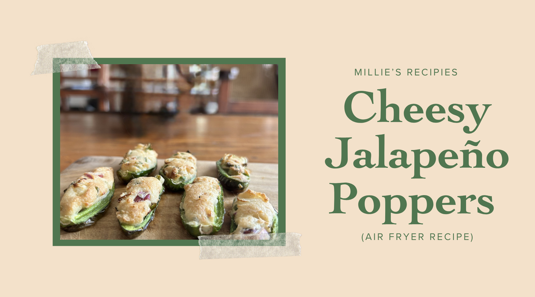 Cheesy Jalapeño Poppers (Air Fryer Recipe)