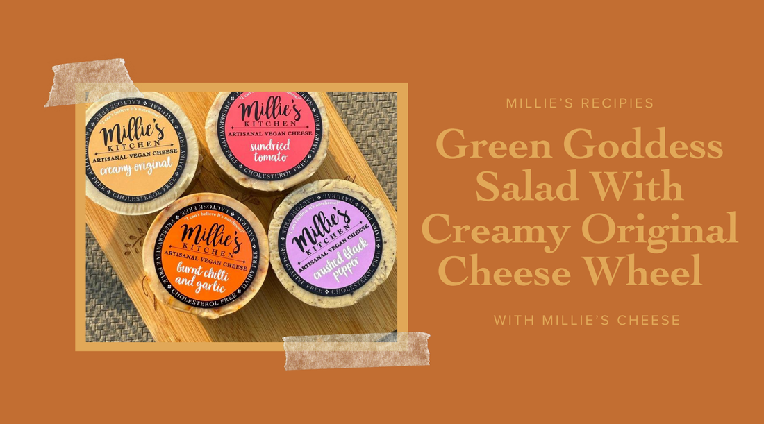 Green Goddess Salad With Creamy Original Cheese Wheel