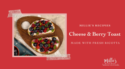 Cheese & Berry Toast with Fresh Ricotta