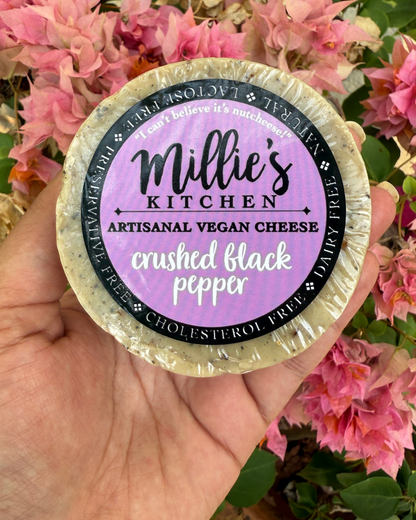Crushed Black Pepper Cheese Wheel