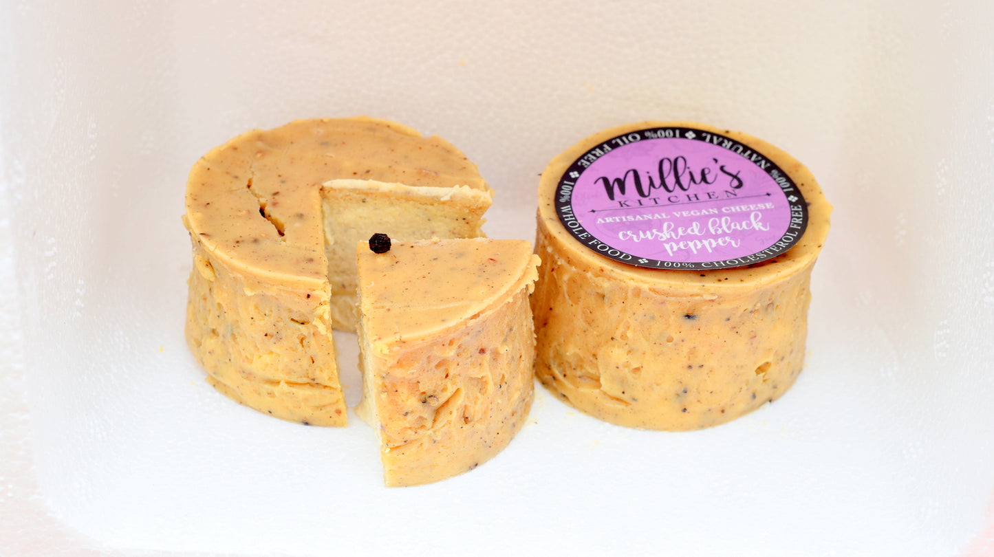 Crushed Black Pepper Cheese Wheel