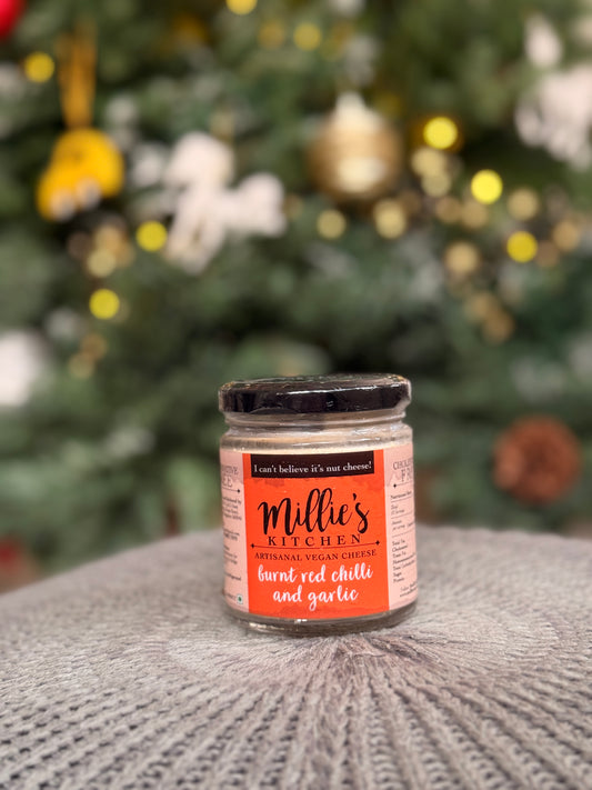 Burnt Red Chili and Garlic Cheese Spread