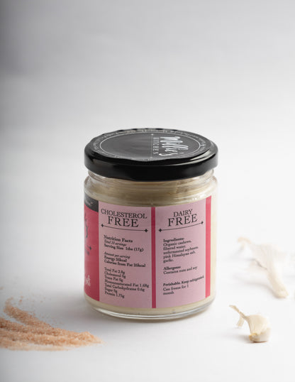Garlic and Pink Himalayan Salt Cheese Spread