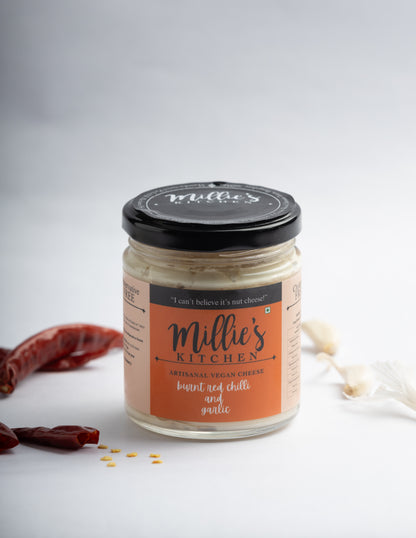 Burnt Red Chili and Garlic Cheese Spread