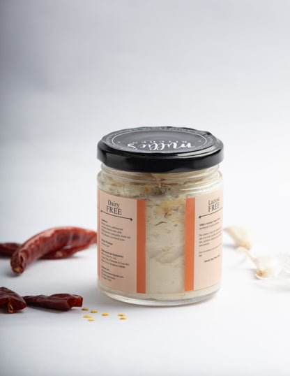 Burnt Red Chili and Garlic Cheese Spread