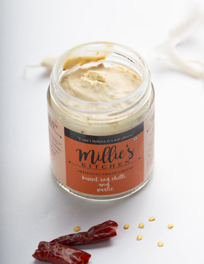 Burnt Red Chili and Garlic Cheese Spread